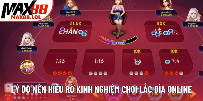 Lý do nên hiểu rõ kinh nghiệm chơi lắc đĩa online Lý do nên hiểu rõ kinh nghiệm chơi lắc đĩa online